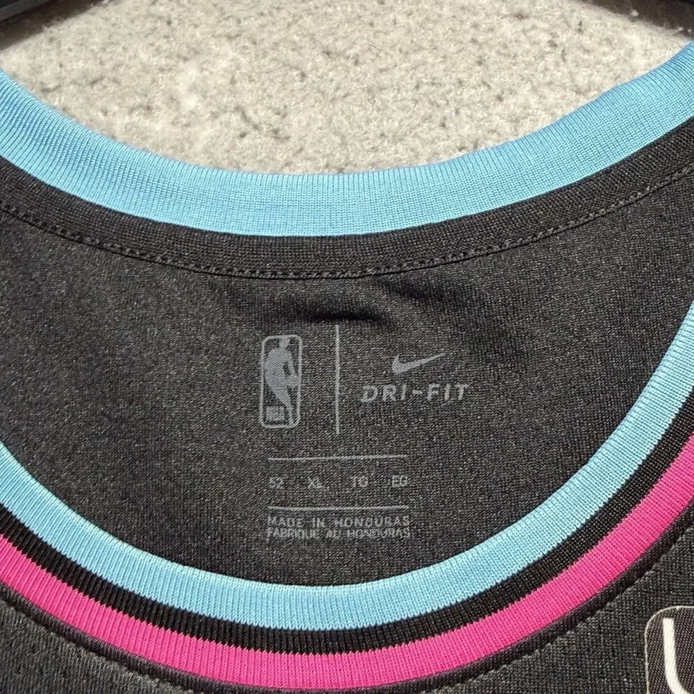Nike NBA Miami Heat Justise Winslow #20 SB Vice Jersey Black Men’s XL Size 52
